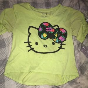 Hello kitty midi crop top